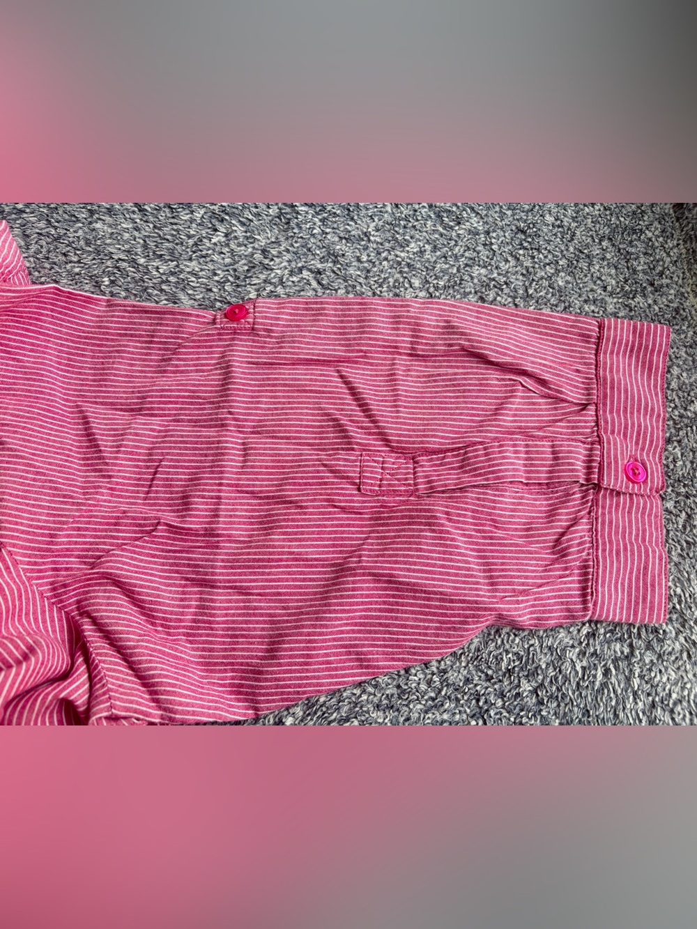 ellos Pink Button-Front Henley Tunic plus size 2X - Picture 11 of 11